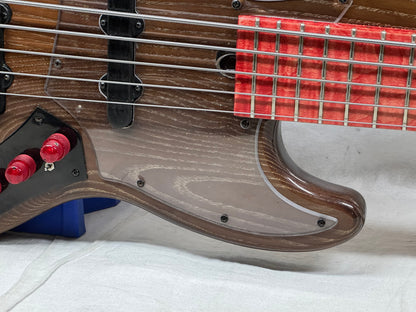 Marco Bass Guitars TFL Singlecut 5-string Bass with John East preamp / handmade Marco pickups