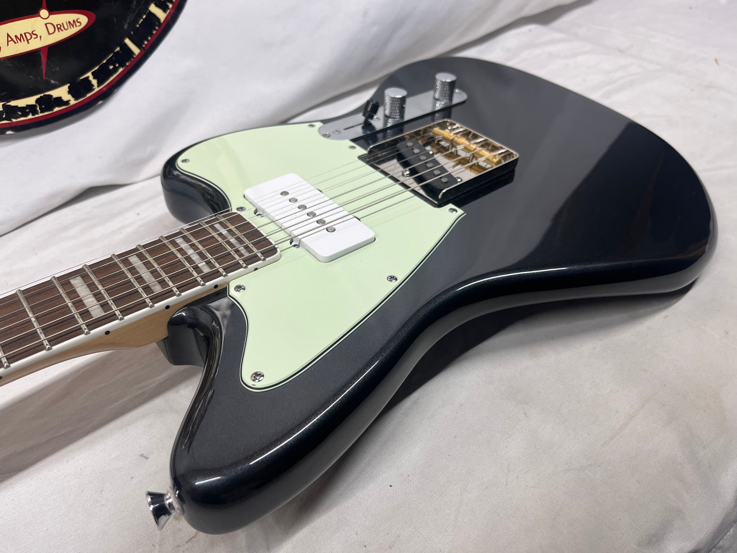 Squier Limited Edition Paranormal Offset Telecaster Tele Electric Guitar - Charcoal Frost Metallic