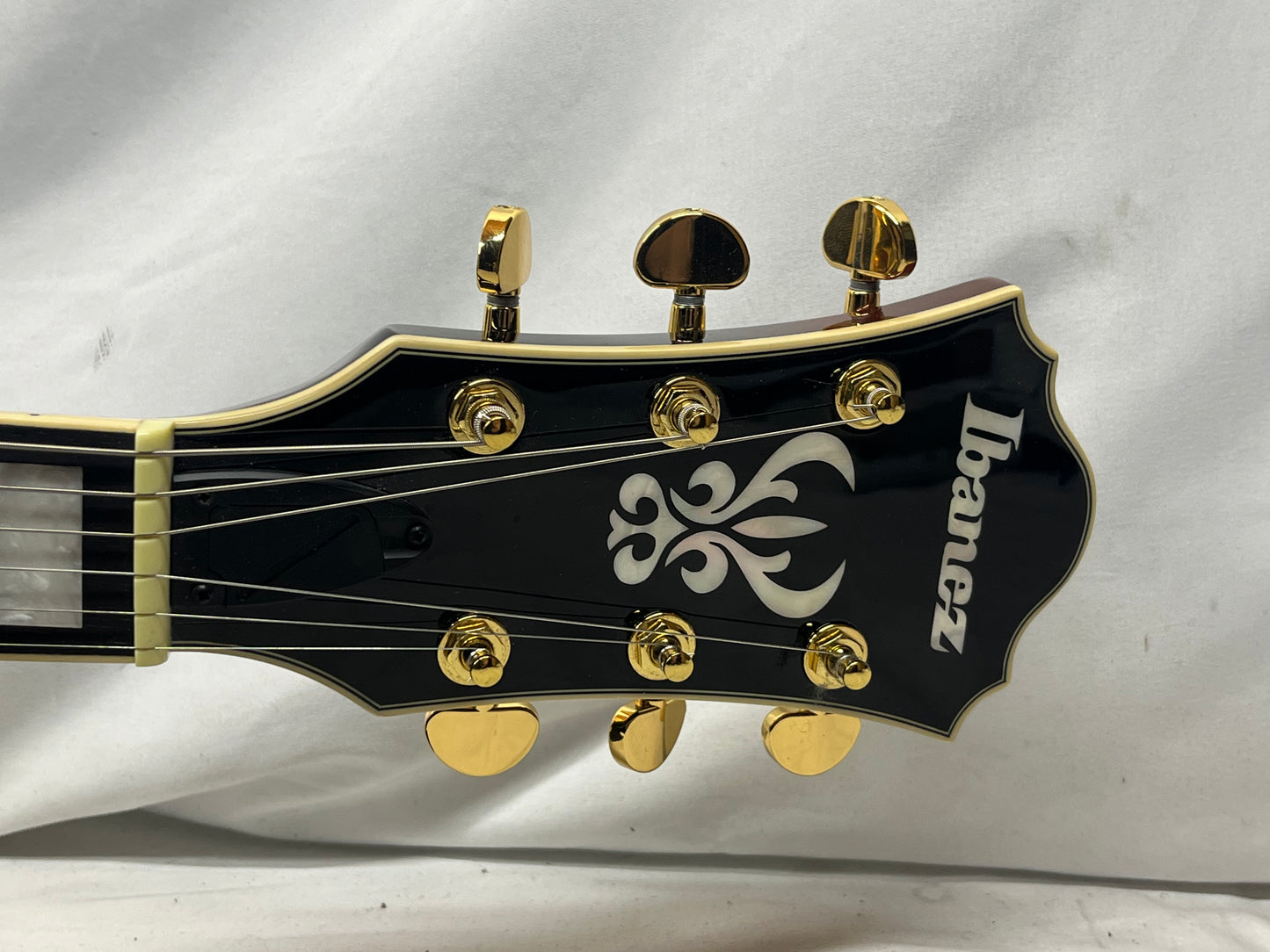 Ibanez AG95QA Hollow Body Electric Guitar - Dark Brown Sunburst