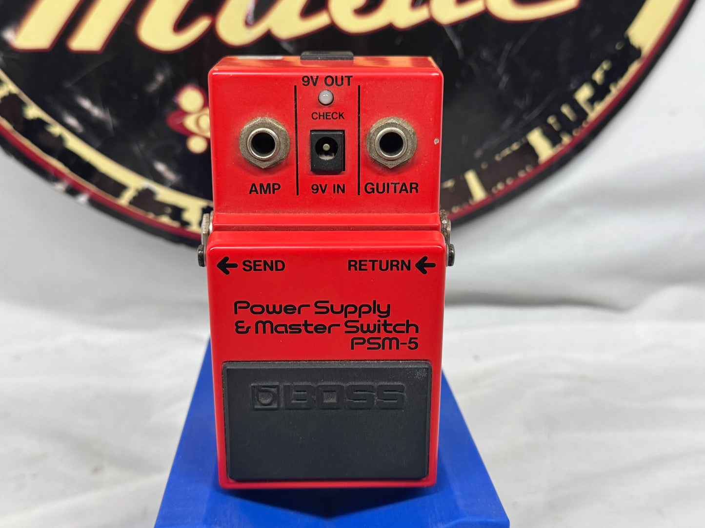 Boss PSM-5 psm5 Power Supply Pedal - Red Label / MIJ Made In Japan 1985