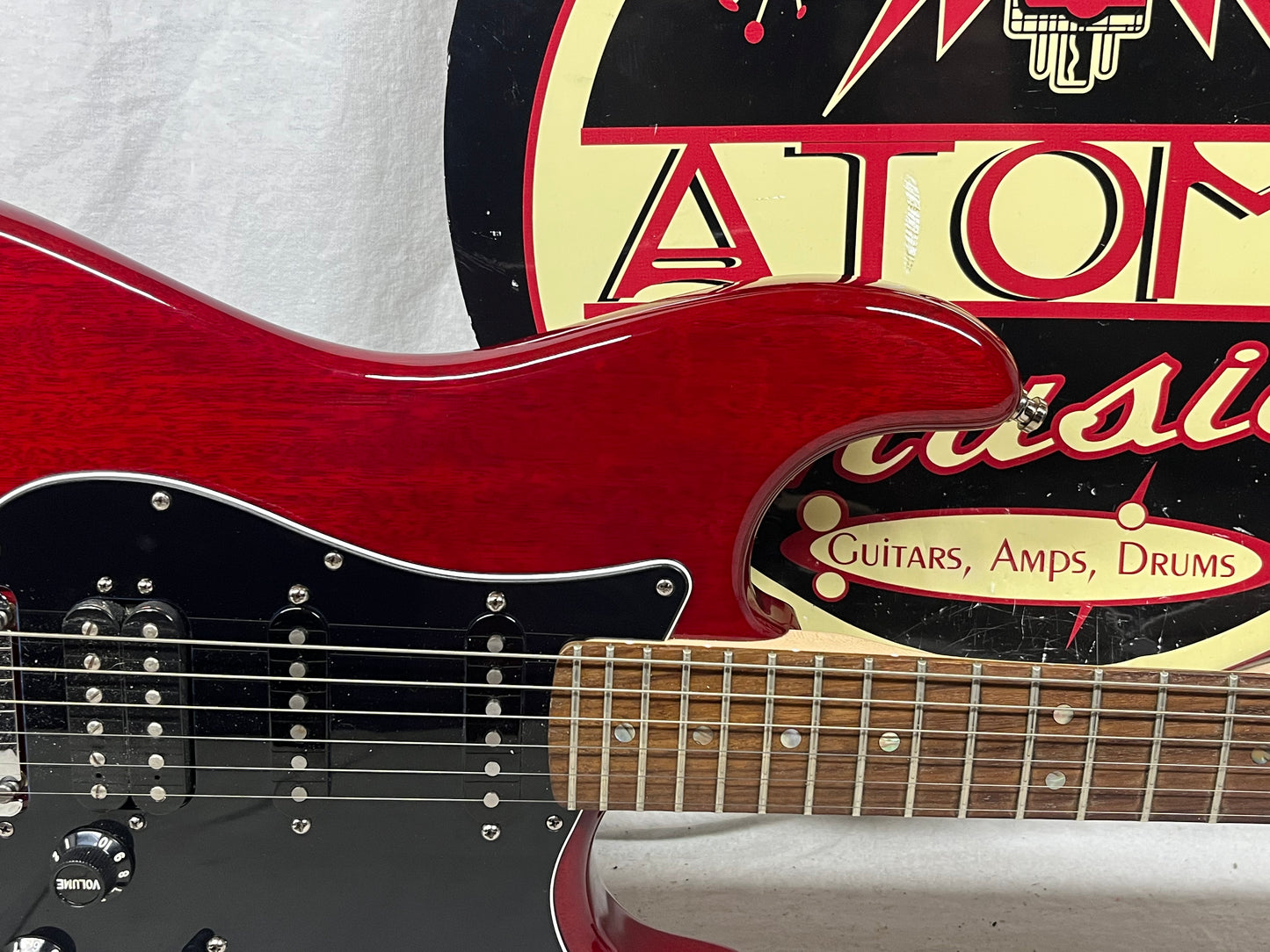 Fender American Select Stratocaster Strat HSS - Crimson Red Electric Guitar