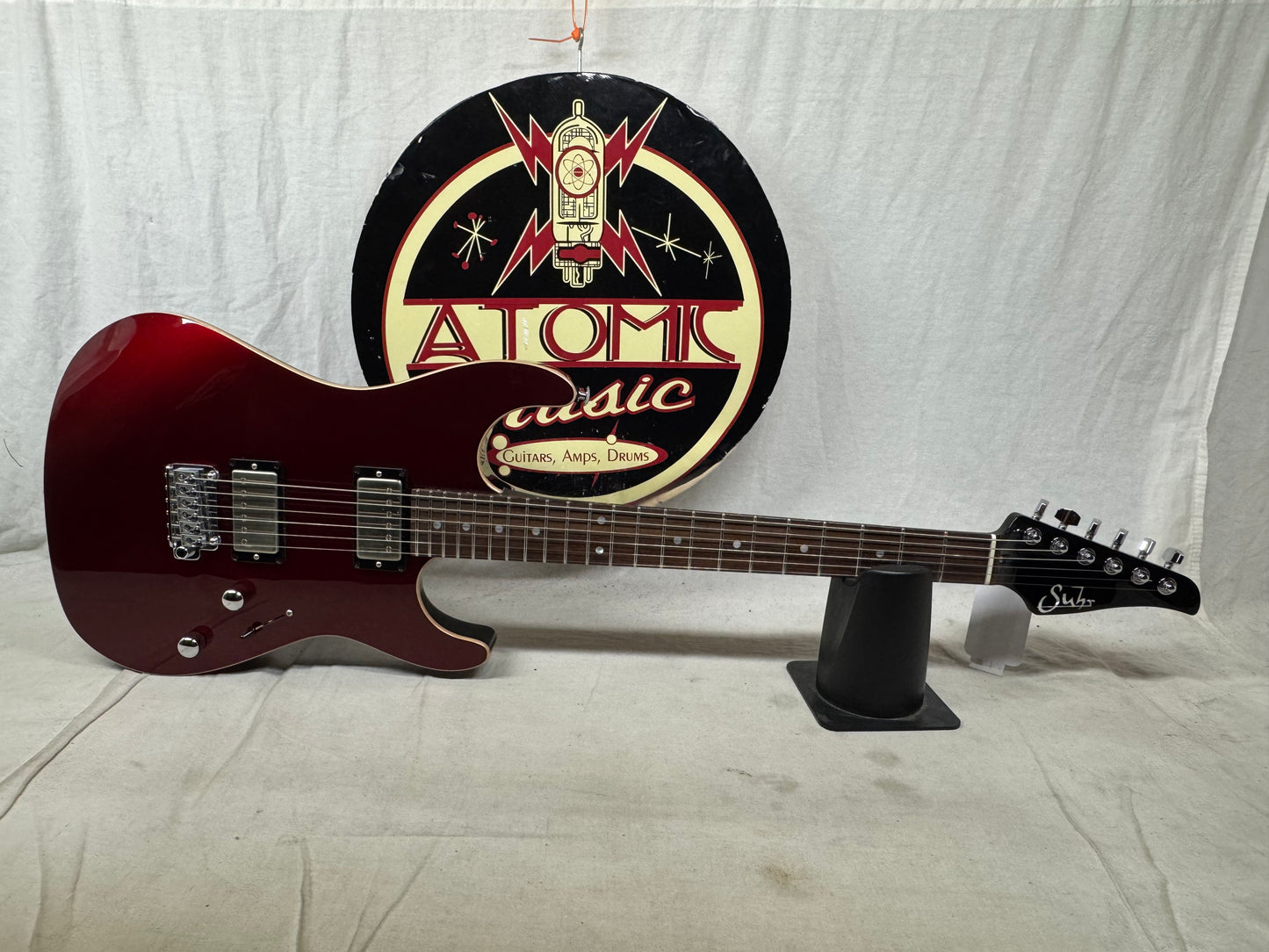 Suhr Pete Thorn SS Standard Signature Guitar with Case - Garnet Red