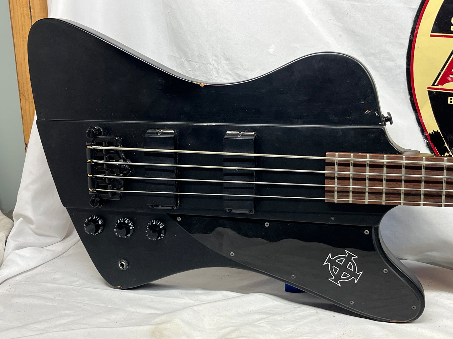 Epiphone Goth Thunderbird IV 4-String Electric Bass - Matte Black