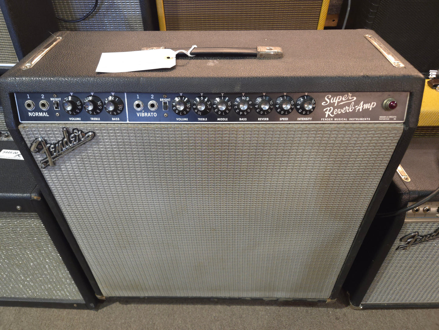 Fender Super Reverb 2-Channel 40-Watt 4x10" Guitar Combo 1963 - 1967 - Black Panel - Local Pickup Only