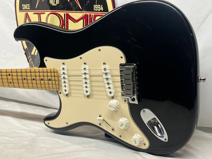 Fender American Stratocaster Strat Left Handed Lefty Electric Guitar - Black