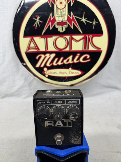 ProCo The Rat 2 RAT2 v4-A version 4-A Distortion Pedal - Flat Top / LED / LM308 OpAmp Chip / Beige PCB pot codes date to 1993