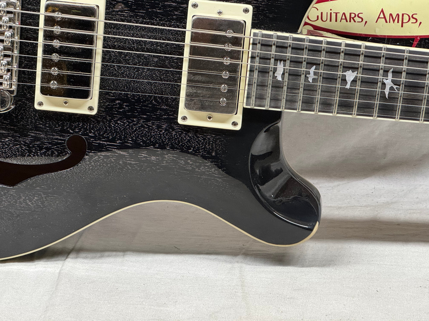 PRS Paul Reed Smith SE HBPEIBDH Hollowbody Standard Piezo Guitar with Case 2024 - Dog Hair Smokeburst