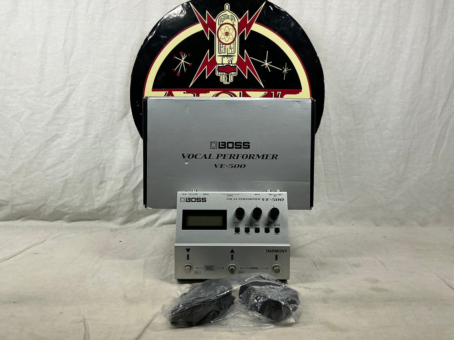 Boss VE-500 ve500 Vocal Performer Vocal Effects Processor Pedal with Power Supply + Box