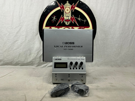 Boss VE-500 ve500 Vocal Performer Vocal Effects Processor Pedal with Power Supply + Box