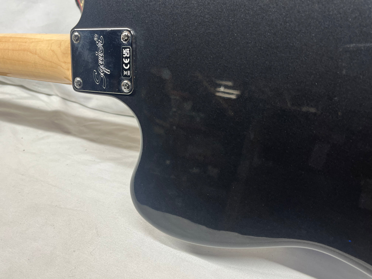 Squier Limited Edition Paranormal Offset Telecaster Tele Electric Guitar - Charcoal Frost Metallic