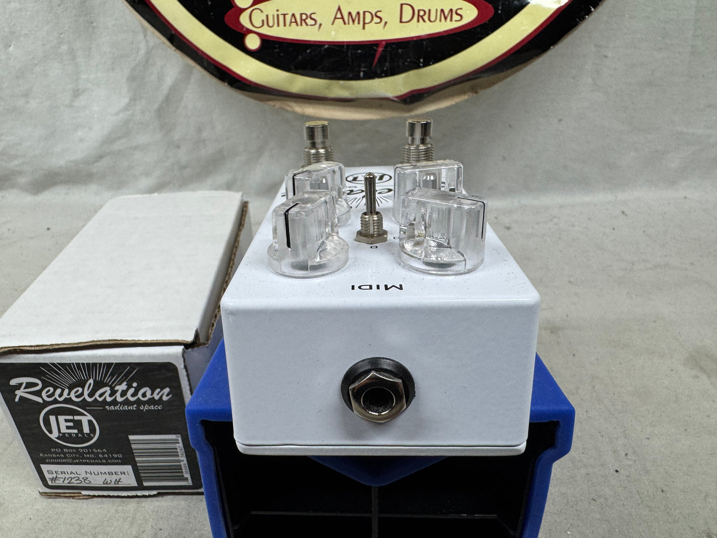 Jet Pedals Revelation Radiant Space v3 Reverb Pedal with Box