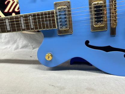 Gretsch G5191 Tim Armstrong Lefty Left-Handed Semi-Hollow Body Electric Guitar -- Spray Painted
