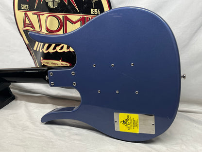 Danelectro RARE Longhorn Doublecut Electric Guitar with Case - Too Blue