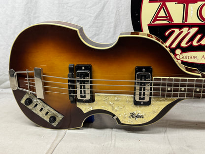 Hofner 500/1 Violin / Beatle 4-string Hollowbody Bass with Case