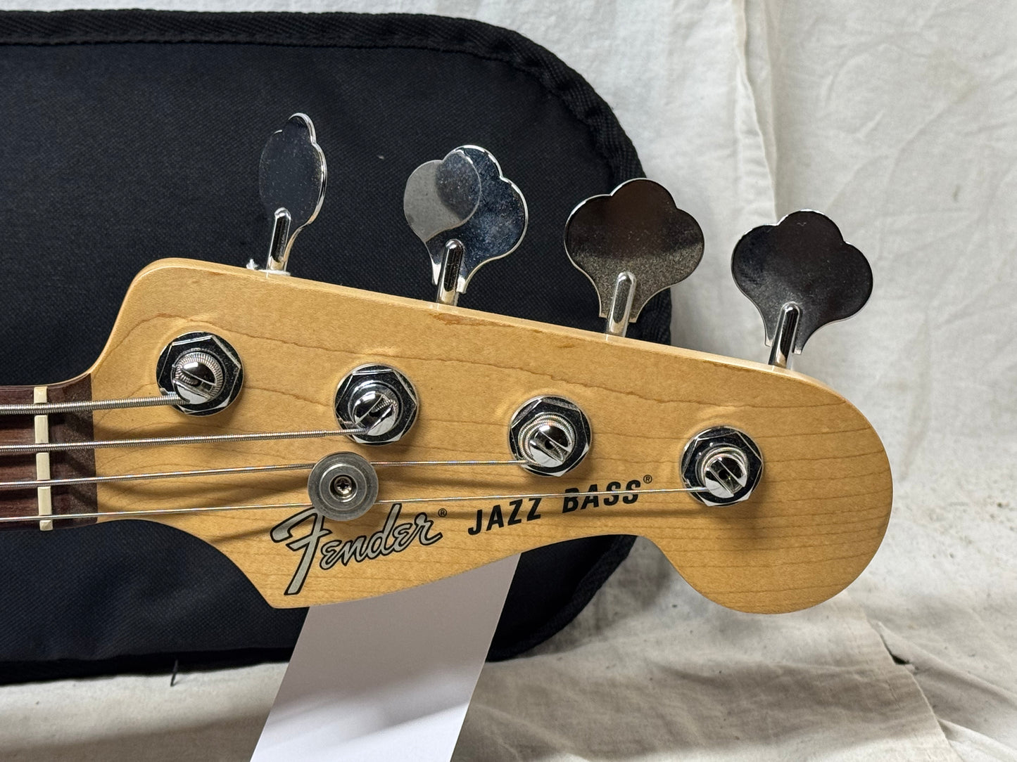 Fender American Performer Jazz Bass 4-string J-Bass with Gig Bag 2019 - Arctic White / Rosewood fingerboard