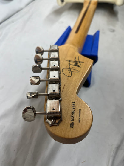 Fender Jimmie-Vaughn Tex-Mex Stratocaster Strat Electric Guitar MIM - Made in Mexico - Olympic White