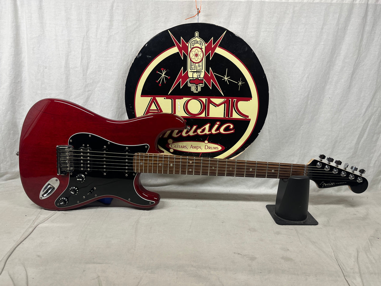 Fender American Select Stratocaster Strat HSS - Crimson Red Electric Guitar