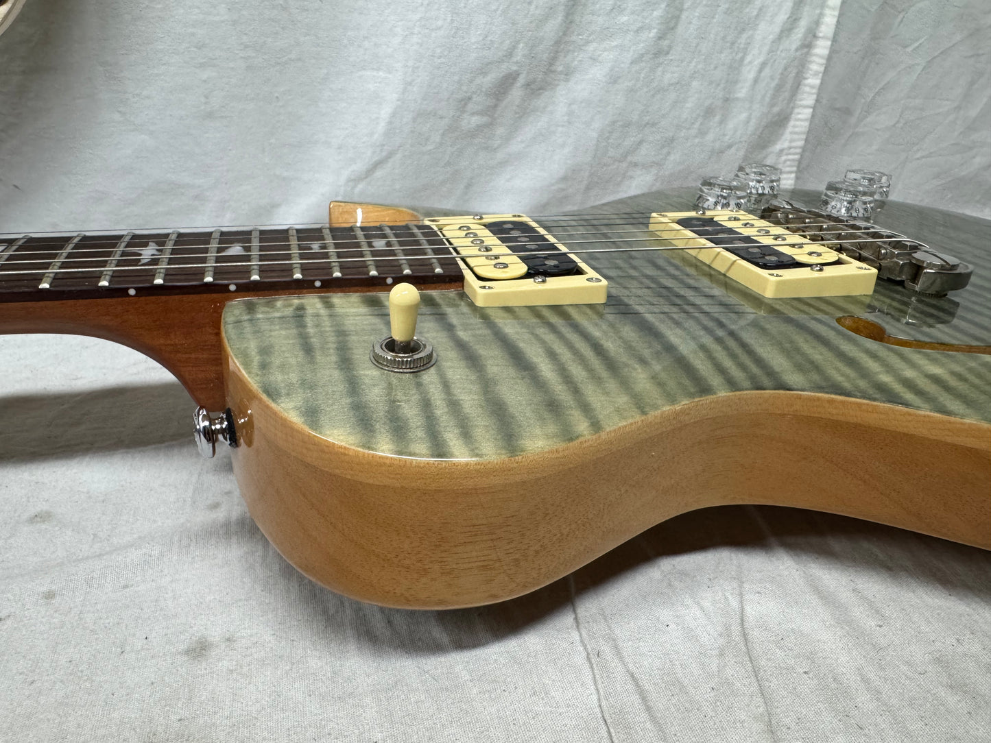PRS Paul Reed Smith SE Zach Myers (Shinedown) SH Signature Singlecut Semi-Hollowbody Guitar 2014 - Trampas Green