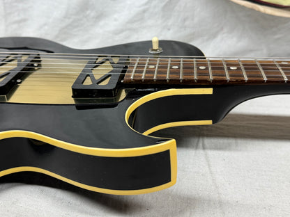 Gibson Memphis ES-235 es235 Thinline Semi-Hollowbody Guitar - modified 2018 - Gloss Ebony / Black - Local Pickup Only