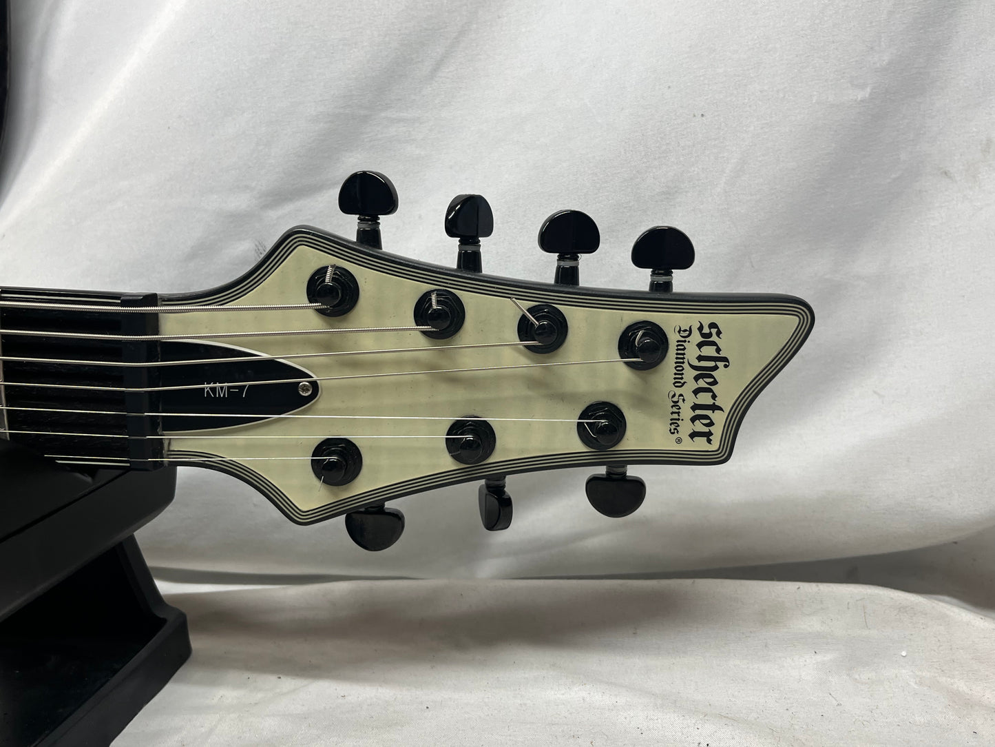 Schecter Diamond Series KM-7 7-String Doublecut HH Electric Guitar with Hard Case