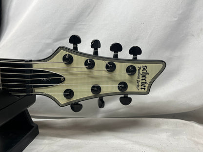 Schecter Diamond Series KM-7 7-String Doublecut HH Electric Guitar with Hard Case