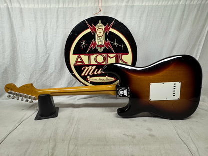 Fender Jimi Hendrix Stratocaster Guitar 2022 - 3-Color Sunburst / Maple neck