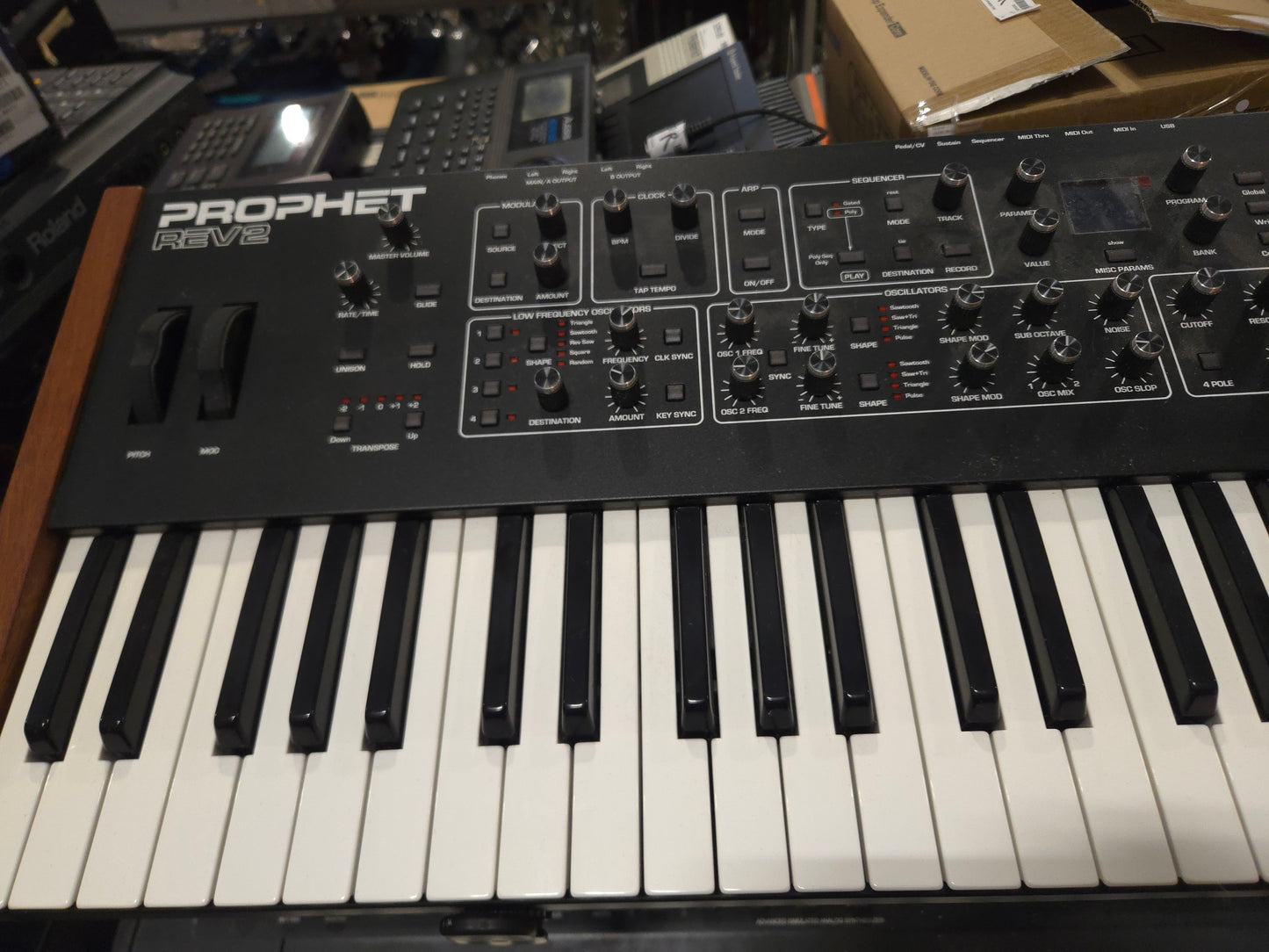 Dave Smith Instruments Prophet Rev2 61-Key 8-Voice Polyphonic Synthesizer 2017 - 2018 - Local Pickup Only