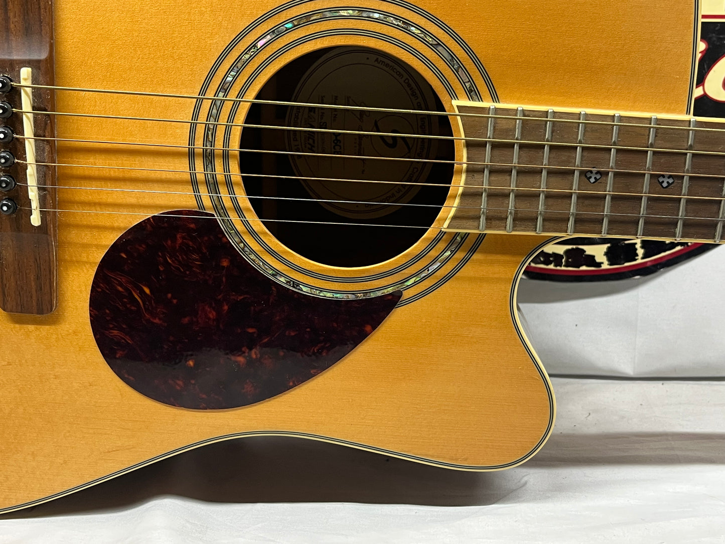 Samick Greg Bennett Design D-6CE Dreadnought Acoustic Electric Guitar