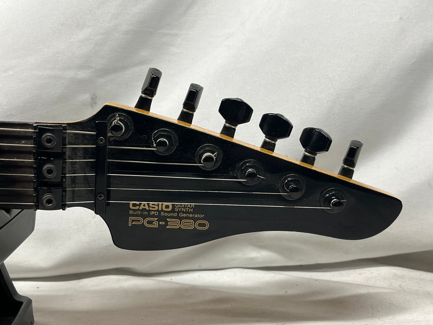 Casio PG-380 Electric Guitar Synthesizer 1980s - Black