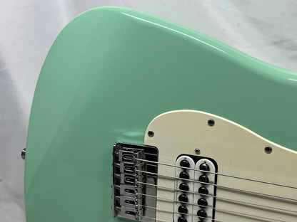 Squier Tom DeLonge Signature Stratocaster Strat Electric Guitar - Surfboard Green
