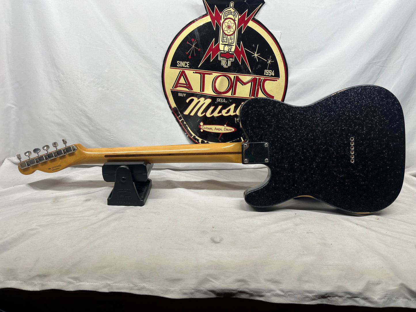 Fender Brad Paisley Esquire Signature Telecaster tele Electric Guitar MIM - Made in Mexico - Black Sparkle