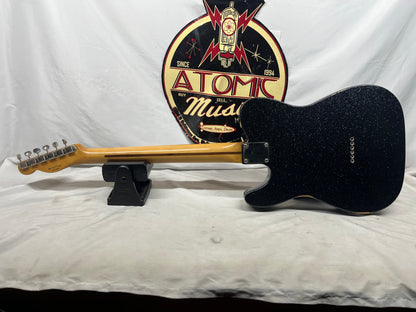 Fender Brad Paisley Esquire Signature Telecaster tele Electric Guitar MIM - Made in Mexico - Black Sparkle