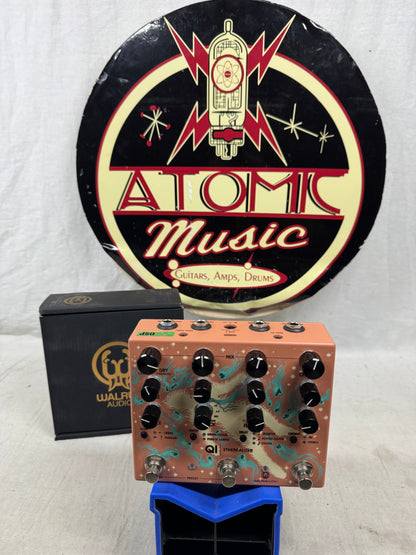 Walrus Audio Qi Etherealizer Delay Chorus Reverb Multi-Effects Pedal with Box - Terracotta