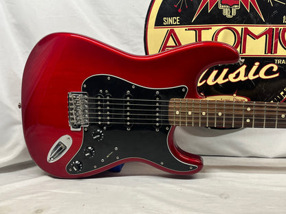 Fender Standard Stratocaster HSS FSR Electric Guitar MIM - Made in Mexico - Candy Red Burst