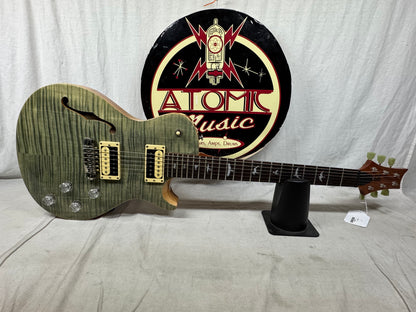 PRS Paul Reed Smith SE Zach Myers (Shinedown) SH Signature Singlecut Semi-Hollowbody Guitar 2014 - Trampas Green