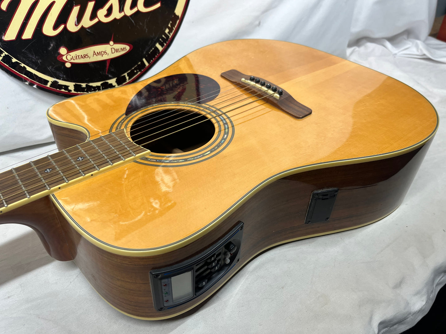 Samick Greg Bennett Design D-6CE Dreadnought Acoustic Electric Guitar