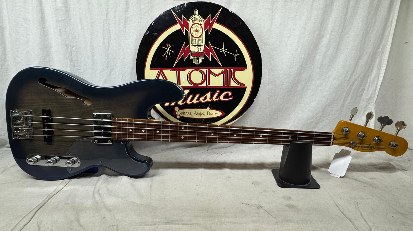 Fender TNB-110SPL TNB SPL J-Craft Thinline Telecaster Bass Special 4-string Semi-Hollowbody Bass 2002 - 2004 - Blue Violet Burst
