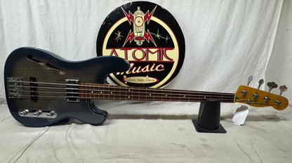 Fender TNB-110SPL TNB SPL J-Craft Thinline Telecaster Bass Special 4-string Semi-Hollowbody Bass 2002 - 2004 - Blue Violet Burst