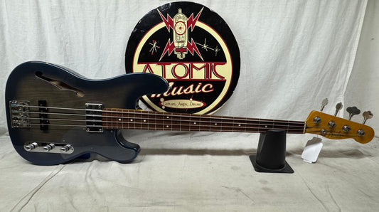 Fender TNB-110SPL TNB SPL J-Craft Thinline Telecaster Bass Special 4-string Semi-Hollowbody Bass 2002 - 2004 - Blue Violet Burst