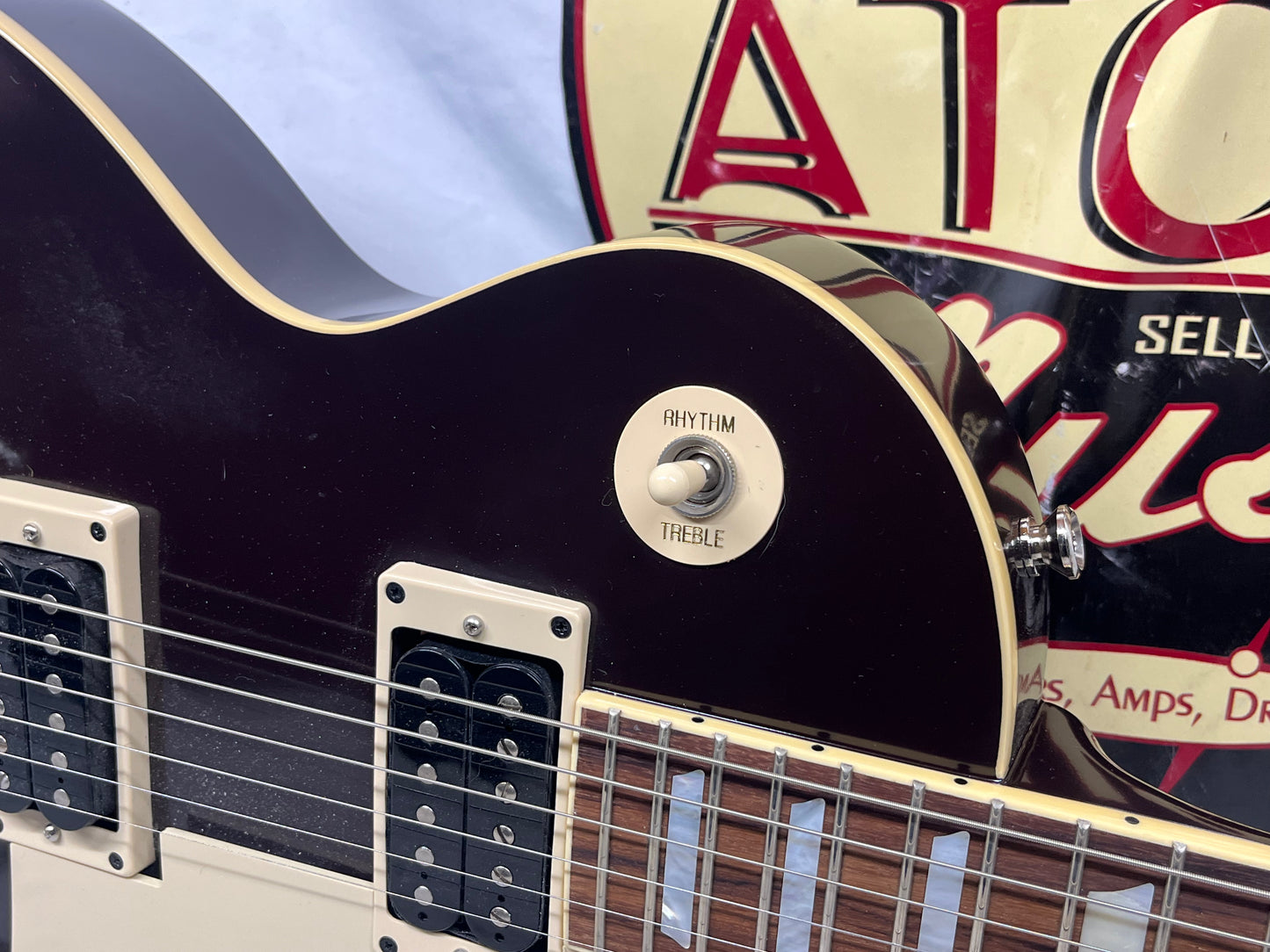 Epiphone Jeff Beck Signature Series Les Paul Standard Electric Guitar with Hard Case - Oxblood