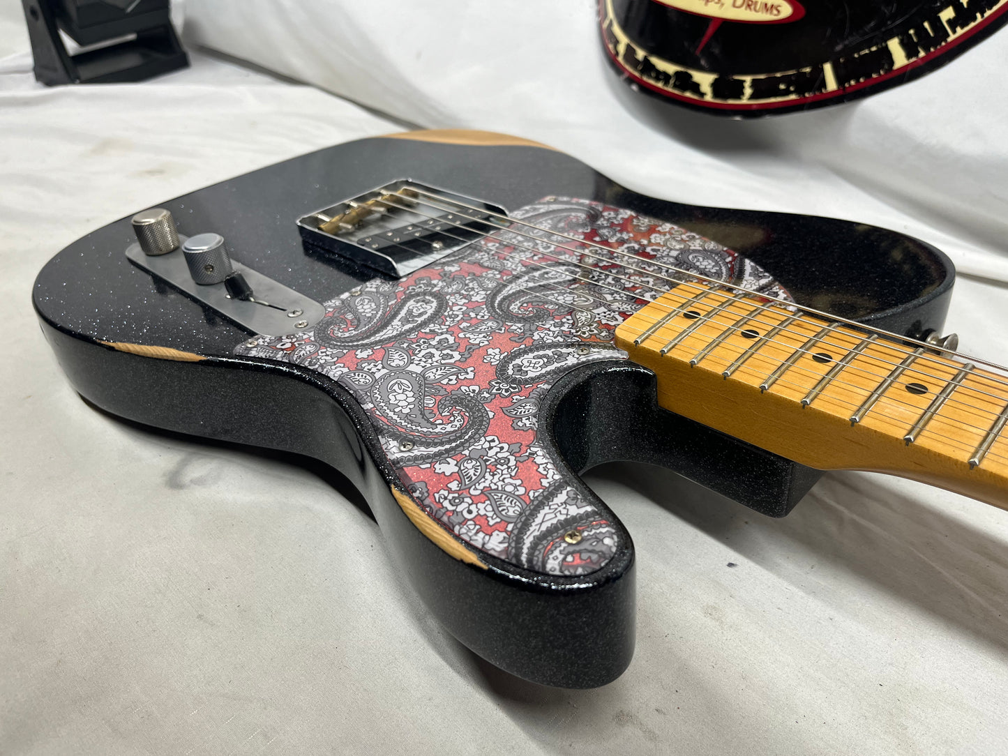 Fender Brad Paisley Esquire Signature Telecaster tele Electric Guitar MIM - Made in Mexico - Black Sparkle