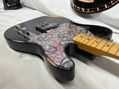 Fender Brad Paisley Esquire Signature Telecaster tele Electric Guitar MIM - Made in Mexico - Black Sparkle