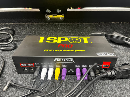 Pedal Pad Powered Pedal Board Case with Truetone CS-12 OneSpot Pro