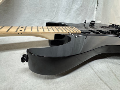Ibanez RG Series RG550-BK Guitar with Case - MIJ Japan 2025 - Black / Maple neck