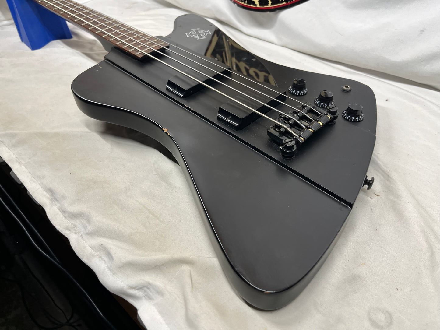 Epiphone Goth Thunderbird IV 4-String Electric Bass - Matte Black