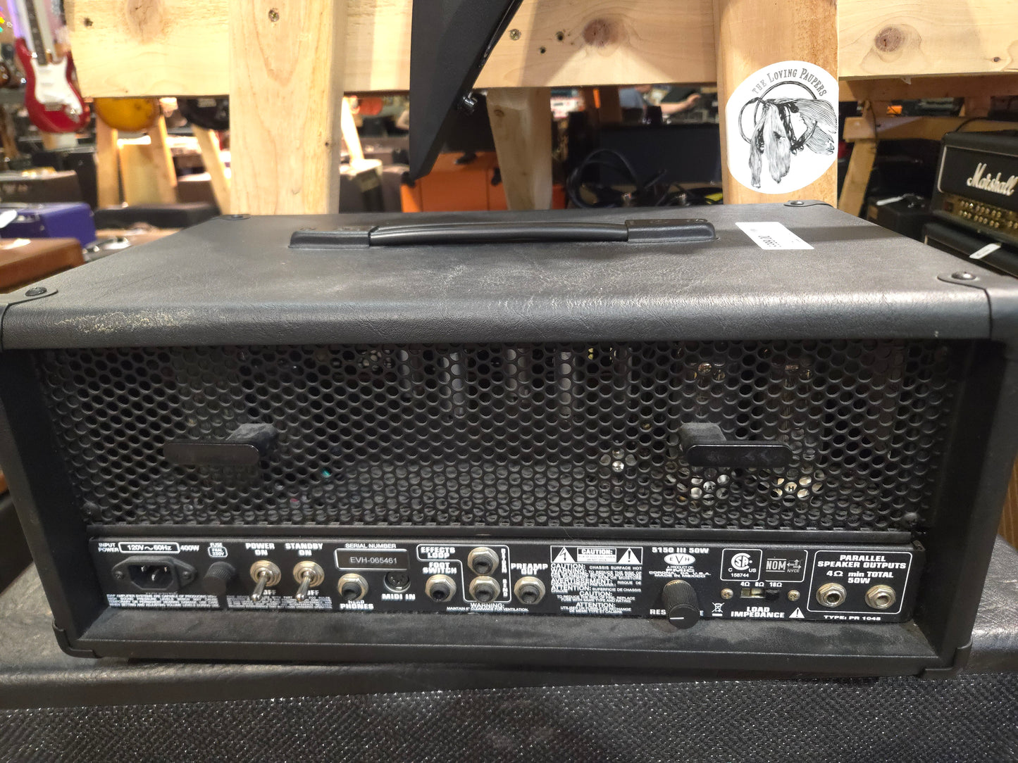EVH 5150 III 6L6 3-Channel 50-Watt Guitar Amp Head 2018 - Present - Black - Local Pickup Only