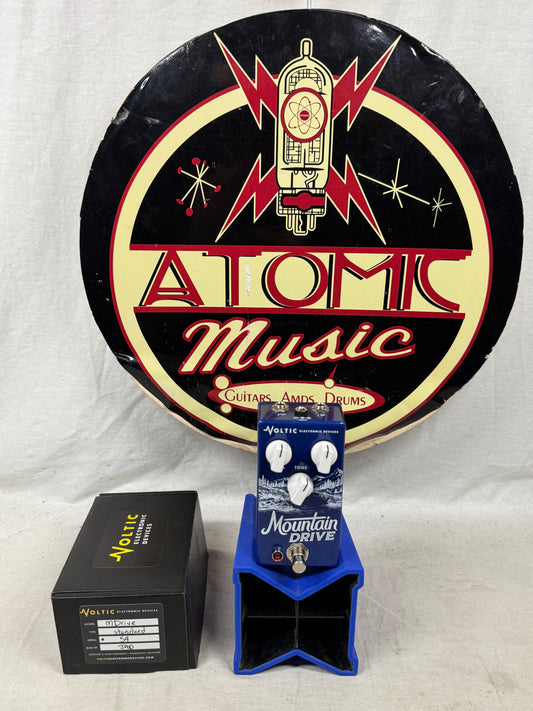 Voltic Electronic Devices M Drive Mountain Drive Overdrive Pedal with Box