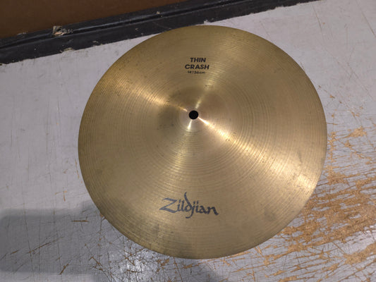 Zildjian 14" A Series Thin Crash Cymbal 1982 - 2006 - Traditional