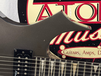 B.C. Rich bc The Dagger Semi-Hollowbody Guitar - Gun Metal Gray