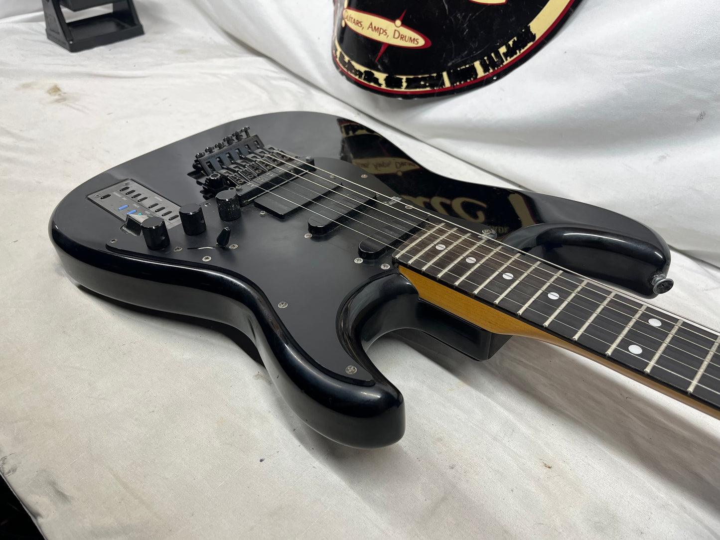 Casio PG-380 Electric Guitar Synthesizer 1980s - Black